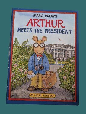 10/$25 Vintage Arthur Meets the President Softcover Storybook